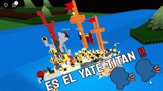 ROBLOX pero contruimos UN YATE TITAN [upl. by Rahcir780]