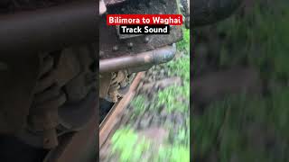 Bilimora to Waghai Narrow Gauge train  track Sound shorts indianrailways [upl. by Island359]