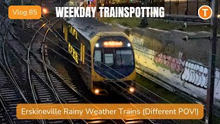 Rail Down Under Vlog 85  Erskineville Rainy Weather Trains but a different POV [upl. by Areek]