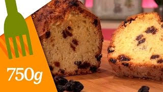 Recette de Cake rhum raisins  750g [upl. by Thurston991]