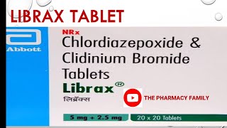 Librax 5mg25mgChlordiazepoxideClidinium Tablet view uses and side effects [upl. by Sophronia]