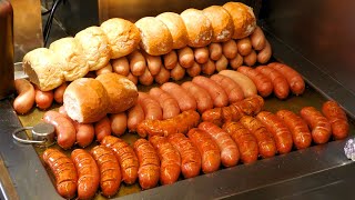 The Sausage Heaven  Traditional German Street Food Stall  Street Food in Berlin Germany [upl. by Dnomra917]