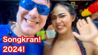 Songkran 2024 Soi 6 Soi 7 Pattaya Thailand travel expat living overseas retired [upl. by Aneloaup]