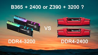 DDR42400 vs 3200 on i39100F tested in 12 games [upl. by Talia]