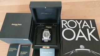 Audemars Piguet Royal Oak 15500ST Black  Unboxing [upl. by Sutphin]