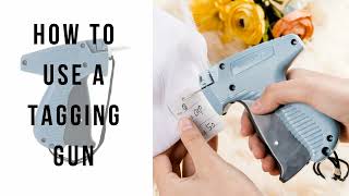 How to use Clothes Tag Attaching Tool Label Gun [upl. by Camilla]