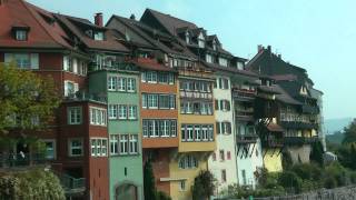 GERMANYSWITZERLAND Laufenburg hdvideo [upl. by Clements]