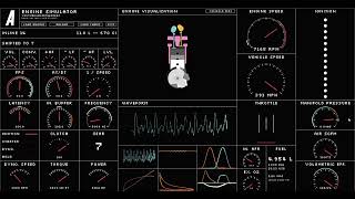 Inline 14 Engine Frequency Changed Engine Simulator [upl. by Nyahs]