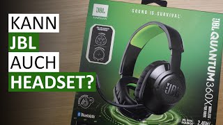 JBL Quantum 360X360P GamingHeadset Unboxing und Handson [upl. by Betthel]