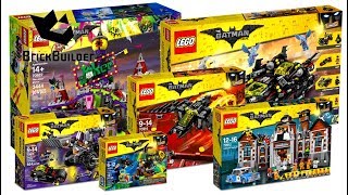 COMPILATION ALL LEGO Batman 2017  Speed Build [upl. by Glaab]