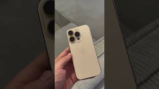 Iphone 16 pro desert titanium first look apple [upl. by Corby]