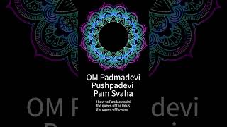 Ancient Mantra for INNER PEACE Pandaravasini Mantra [upl. by Frentz]