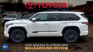 2024 Toyota Sequoia  The Most RELIABLE Full Size 3Row SUV  Sequoia Exterior amp Interior Review [upl. by Canter912]