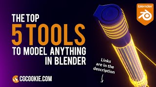 The ONLY 5 Modeling Tools You Need To Make ANYTHING in Blender [upl. by Bradan608]