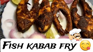 FISH KABAB FRY 😋 SUNDAY SPECIAL 🥰KKANNADA rfexplorer [upl. by Skipp]