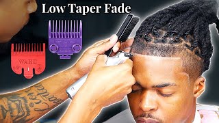 How To Do A Low Taper Fade  The Easy Way ✅ [upl. by Aihtak]