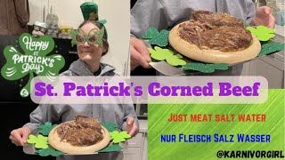 🥓 St Patricks Corned Beef  just meat salt and water [upl. by Walt41]