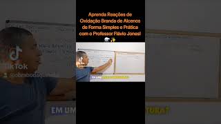 Oxidação Branda de Alcenos de Forma Simples e Prática com o Professor Flávio Jones ⚗️✨ [upl. by Stoddard913]