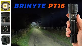 Brinyte PT16 Tactical Flashlight  Dual Tail Switches 2000 Lumens  600m Range  USB Type C [upl. by Yeorgi]