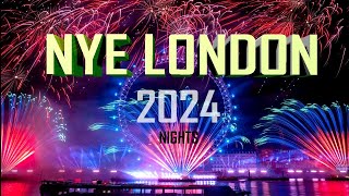 NYE London Fireworks 🎆 and exploring streets on nights vlog [upl. by Miculek]