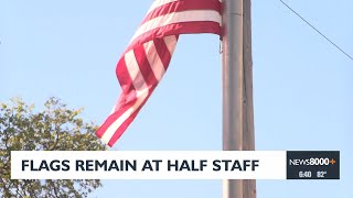 Flags Remain At Half Staff [upl. by Tomasine189]