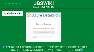 🛡️Azure Databricks Series StepbyStep Guide to Setup Databricks Workspace with VNet Injuction🛡️ [upl. by Assili627]