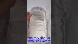 Sanitary Napkin with Leak Guard [upl. by Dempstor785]