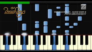 THE BEACH BOYS  SLOOP JOHN B  SYNTHESIA PIANO COVER [upl. by Zeus]