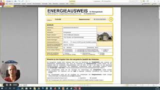 Energieausweis  Verbrauchsausweis oder Bedarfsausweis [upl. by Hazlett90]