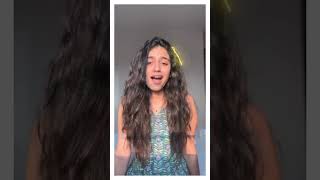 priya prakash varrier singing a song priyavarrior shorts [upl. by Nosnevets176]