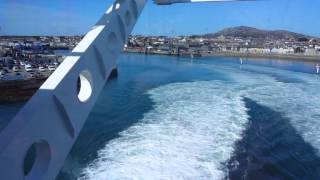 Onboard Stena Explorer leaving Holyhead 7th Aug 2014 ii [upl. by Eleda]