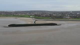 Moreton Shore amp Leasowe Lighthouse By Drone [upl. by Salas393]