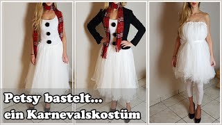 DIY Kostüm Karneval Halloween ohne nähen mit Rock  Kleid aus Ikea Gardine unter 5 Euro [upl. by Yeliak]