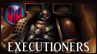 EXECUTIONERS  Emperors Headsmen  Warhammer 40k Lore [upl. by Norreht]