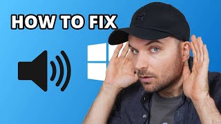 How to Fix No Audio Sound Issues in Windows 10 [upl. by Botzow]