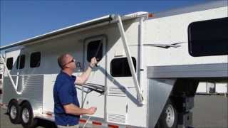 How to operate an awning on your trailer or RV [upl. by Temme]