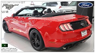 Ford Mustang GT Convertible 50 V8 2018  4 CRORE Monster Detailed Review at Sehgal Motorsports [upl. by Baudelaire]