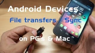 How to Transfer files from your Android phone to your PC  Mac computer [upl. by Anirtac]