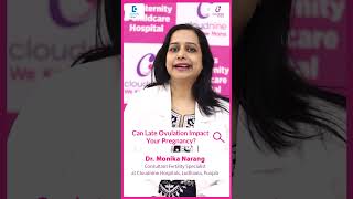 How Late Ovulation affects chances of getting Pregnant Dr Monika Narang  Doctors Circle shorts [upl. by Garner445]