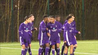 Andonline U16 Anderlecht  OHL Mario Stroeykens and Zeno Debast [upl. by Mirabel]