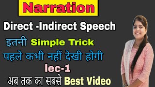 Direct And Indirect Speech In English Grammar  Narration  englishgrammar english shorts video [upl. by Burtie]