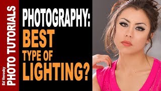 Flash vs Natural Light vs Hot Lights for Portrait Photography  Which one is best [upl. by Harmaning]