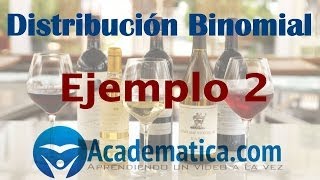 Distribución binomial Ejemplo 2 [upl. by Gerfen]