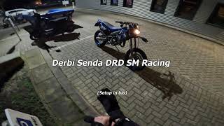 Nightride with the 70cc Derbi Senda  4K Onboard Cam [upl. by Sklar]