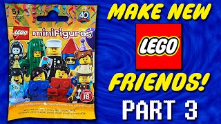 Make New LEGO Friends Part 3 Minifigures Series 18 [upl. by Rachaba]