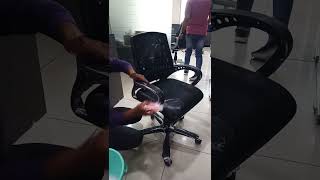 Office Chair Shampoo Cleaning [upl. by Schonfield]