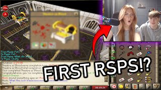 My Little Sister Plays A RSPS For The First Time  INSANE VIDEO  Forgotten RSPS [upl. by Edmond]