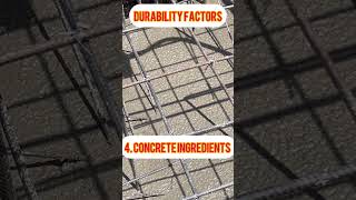 Factors affecting Durability of Concrete [upl. by Euqinmod]