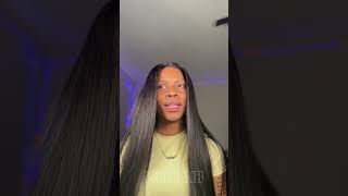 Minimum effort to get the best results🥰😍iseehair weargowig straighthair wiginstall shorts [upl. by Inalaehak102]