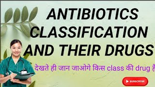 Antibiotics Classification and their drugs Name Antibiotics Antiviral Antifungal Medications [upl. by Nuawd]